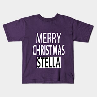 Merry Christmas Stella Kids T-Shirt